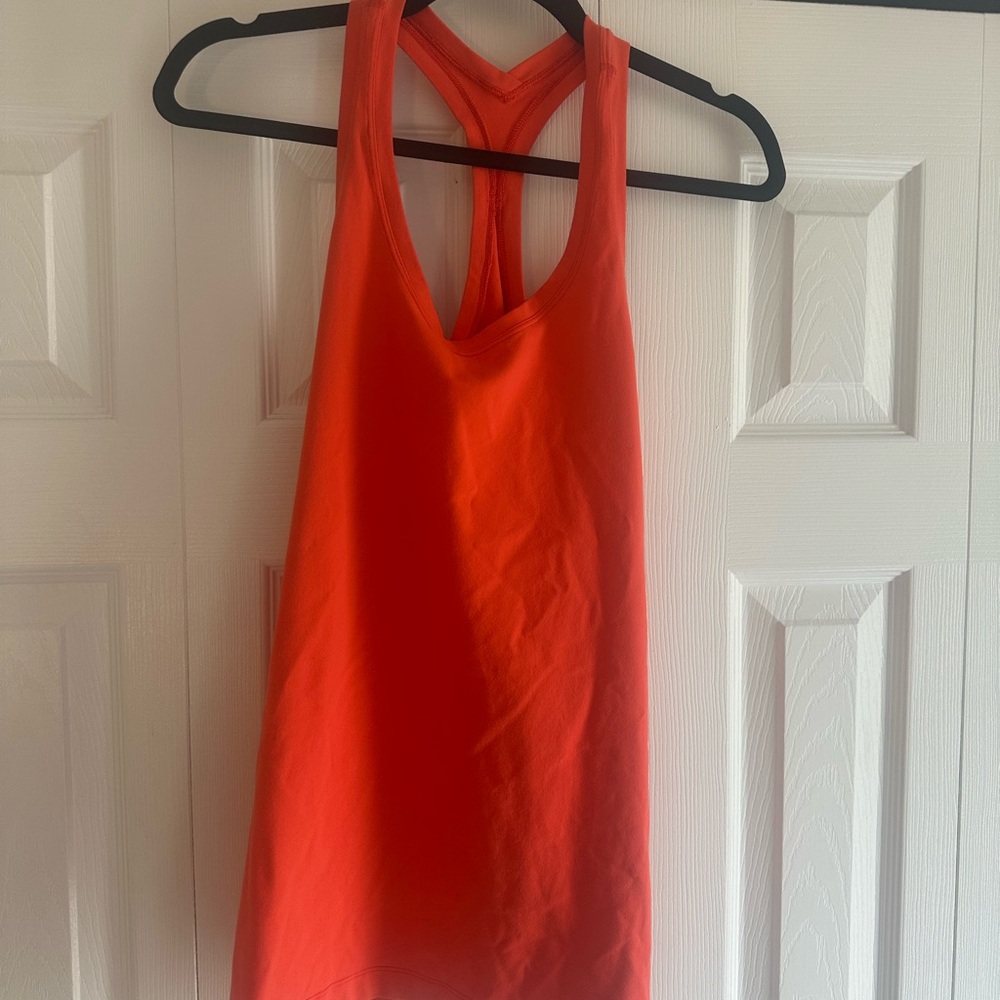 Lululemon Women's Orange Tank Top
